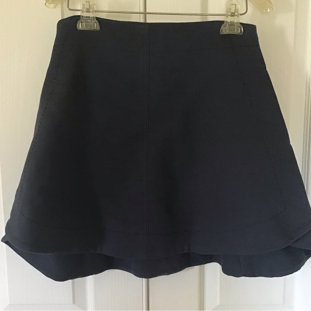 Carven Navy Blue Skirt